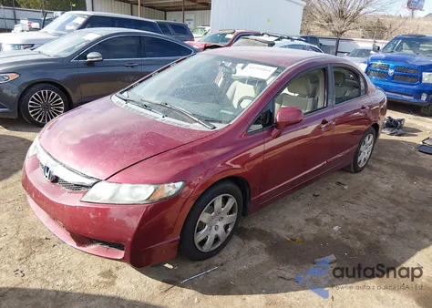 2009 Honda Civic Lx from USA, damaged, VIN 1HGFA16589L005363